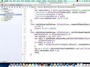 千锋Swift视频教程-15.TableView使用