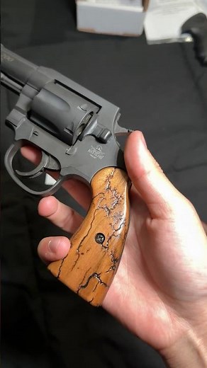 Rock Island M200 Wooden Grips: Browne Works, Inc. #38special #pistol #viral #shorts #gun