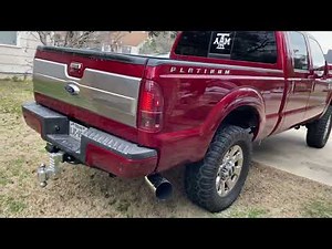 COLD START 6.7 Powerstroke 25°F Straight Piped