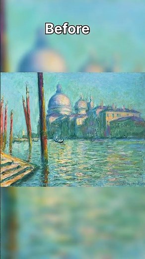 Claude Monet Before and After Blindness