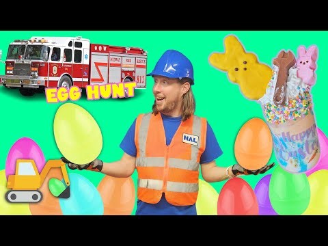 🐰Egg Hunt with Handyman Hal 🐇 EASTER EGG FUN for kids🥚
