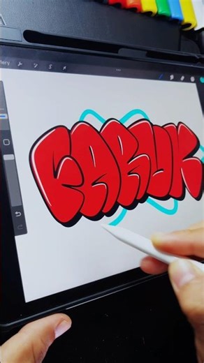 #draw #graffiti #procreate #letterart