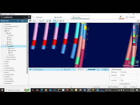 Leapfrog Geo : Grouper les strates avant la modélisation géologique