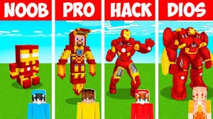 25K views · 651 reactions | Minecraft NOOB vs PRO- Base Secreta Dentro de IRON MAN #minecraft #nachogaming #amazingvideo #gameplay #gamingvideos | Nacho Gaming | Facebook