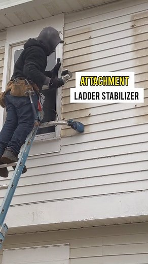 53K views · 232 reactions | #ladders #ladderstabilizer #tooltips #laddertips #safetytips #windowwork #homeremodel #wernerladders #revive | Revive Home Tips | Facebook