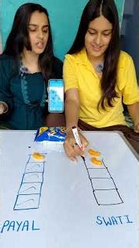 SISTER VS SISTER: The Ultimate DICE ROLL SNACK CHALLENGE! 🎲🍫 #shorts