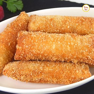 9.6K views · 953 reactions | 凜 Bread Potato Roll Recipe – Crispy & Delicious Recipe by Tiffin Box! ✨ | Tiffin Box | Facebook