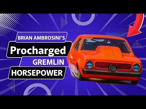 Wheel Standing Champion Brian Ambrosini's 3,000 HORSEPOWER Drag Radial AMC Gremlin