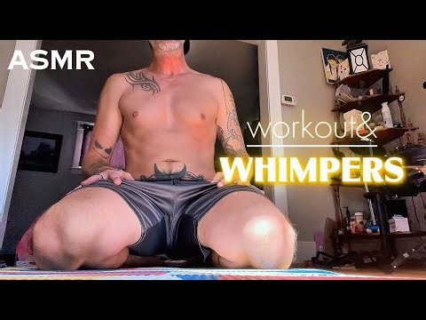 ASMR | Soft Whimpers & Yoga Mat Tapping