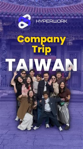 Hyperwork Recruitment on Instagram: "🎬🇹🇼 Company Trip in Taiwan with the Hyperwork team Food, culture, teamwork, and memories we’ll carry into an even stronger 2026. From airport laughs to night market adventures, from team lunches to exploring Taipei together, this trip reminded us why we care about our team as the foundation of Hyperwork. Stronger culture. Stronger collaboration. Stronger team. Onwards to more growth, more milestones, and more unforgettable trips together. ✨"