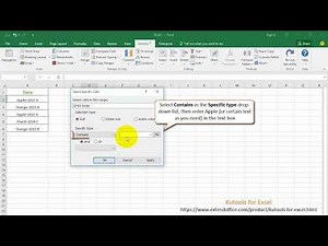 How to count if cell contains text or part of text in Excel