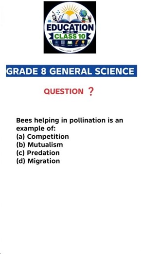 General Science Grade 8 important MCQ for PEF and PECTAA