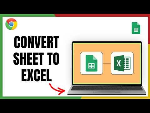 Convert google sheets to excel format fast - 2026 Update