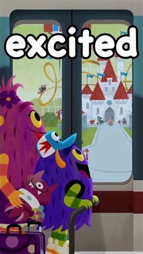 Kindergarten Sight Words: excited (Scaredy Monster By Epic Book Series)
