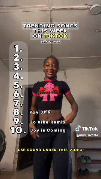 Top Trending Songs on Nigerian TikTok This Week