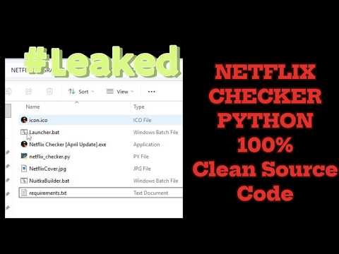 PYTHON TOOL - Netflix Account Checker | 2K CPM with Source Code