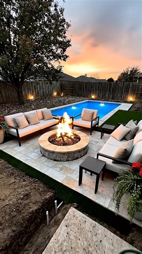 Backyard Transformation in 32 Seconds… Wait for the Pool Reveal 🔥