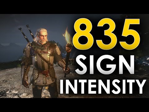 835% Sign Intensity! - The Witcher 3 (Tutorial/Build/Gameplay)