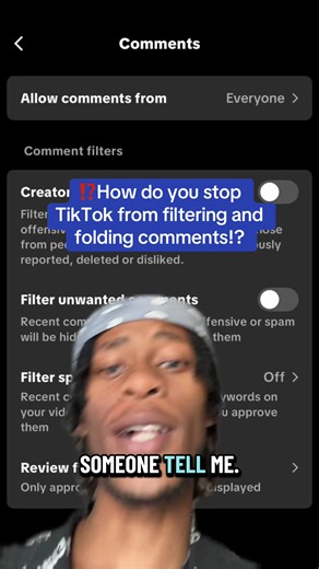 How to Stop TikTok from Filtering Comments