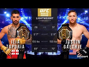 ILIA TOPURIA VS JUSTIN GAETHJE FULL FIGHT UFC WHITE HOUSE