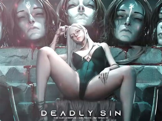 DEADLY SIN - Dark Clubbing Dark Techno Cyberpunk Industrial Midtempo Mix