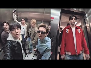 BTS Swim Dance Challenge in the Elevator
