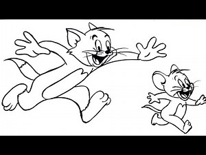 How To Draw Tom and Jerry Step by Step | Easy Tom and Jerry Drawing