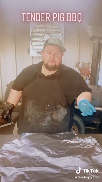 Help us wrap butts! #tenderpigbbq #odumga #bostonbutts #bbq #bbqtiktok #learn #Godbless