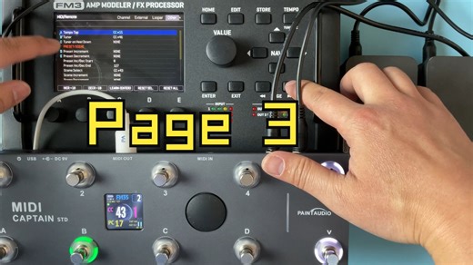 10钉 SuperMode4.0 预置控制模式（可自定义）介绍：Page3 FM3 6 scene + tap + tuner