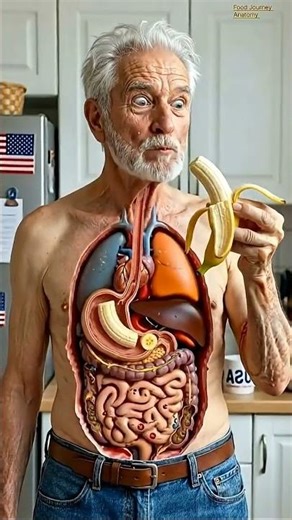 what happen when you eating bananna #degestivesystem