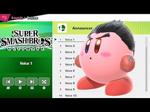 Kirby Voices [Ver. 12.0.0] - Super Smash Bros Ultimate