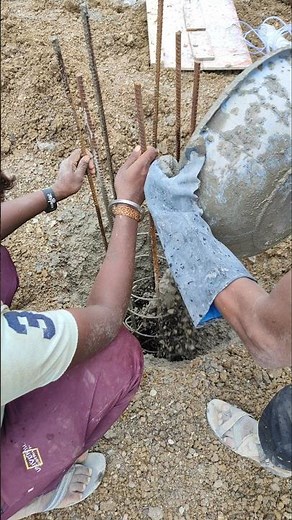 "Pile Foundation Work at Site | Civil Engineering"