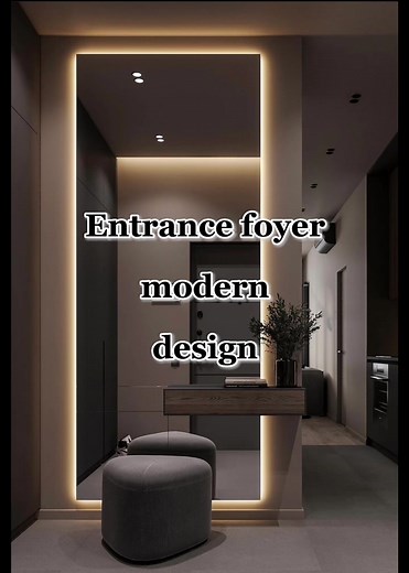 Entrance foyer moderne design#foyerdecor #interiordesignideas #interiordesign #newideas 🤍✨