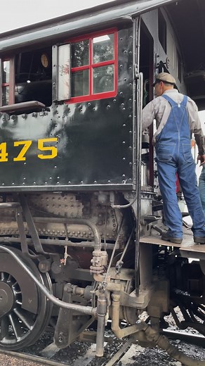 ❤️I love big trains 🚂 especially this 4-8-0 No. 475 at Strasburg RR #steamlocomotive #trains #reels | Big Trains
