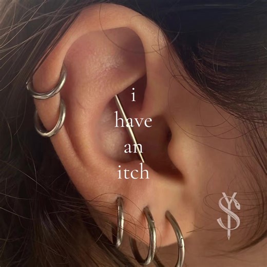 The Art of Vertical Industrial Ear Piercing
