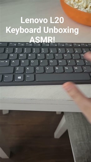 Lenovo by Microsoft L20 Keyboard Unboxing ASMR!