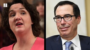 35K views · 802 reactions | “You’re play-acting to be a lawyer.” Rep. Katie Porter and Treasury Secretary Steven Mnuchin got into a heated exchange over COVID-19 relief funding. | HuffPost | Facebook
