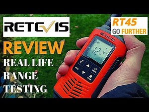 Retevis RT45 P 16 Ch Licence free 446MHz PMR radio. Surprising results !