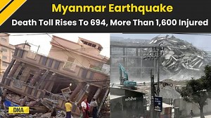 #MyanmarEarthquake: 694 Lives Lost, 1,670 Injured As Massive Quake Leaves Streets In Ruins! #DNAVideos | #Myanmar | #Earthquake | #BangkokEarthquake For more videos, click here https://dnaindia.com/videos | DNA India