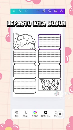 Tutorial Nota Lipat Panjang Menggunakan Canva