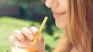 Girl Drinking Juice Stock Footage Video (100% Royalty-free) 18012598 | Shutterstock