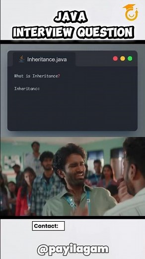 Inheritance in Java Explained in Tamil | Dragon Movie Example | Payilaga,