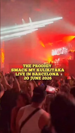 THE PRODIGY — SMACK MY BITCH UP (LIVE IN BARCELONA)