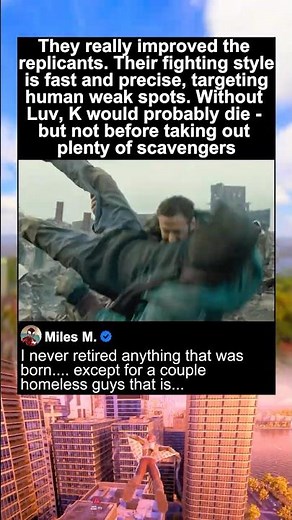 Blade Runner 2049 (2017) - The Scrapyard Ambush Scene