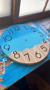 15K views · 34 reactions | Resin artist makes stunning ocean clocks Partner: blue_946_resinart | Awesome | Facebook