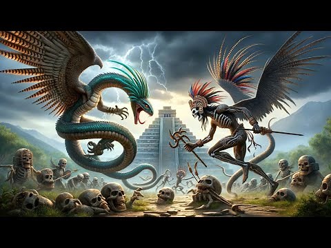 Quetzalcóatl: La Batalla de los Dioses y Creación del Mundo