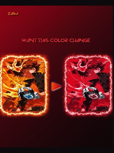 Color change in Alight motion basic tutorial #alightmotion #editing #tutorial #zaim #fyp