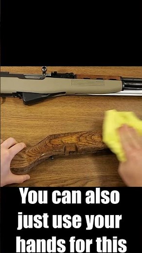 BLO! Boiled Linseed Oil SKS Stock Finish | Milsurp Rifle Restoration | Firearms Refinishing #short