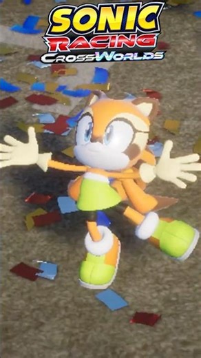 Marine The Raccoon In Sonic Racing CrossWorlds! ⛵ #shorts #sonic #mods