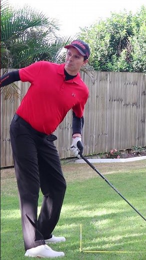 Right Pocket Back Golf Swing ➜ Launch 300+Yard Drives #shorts
